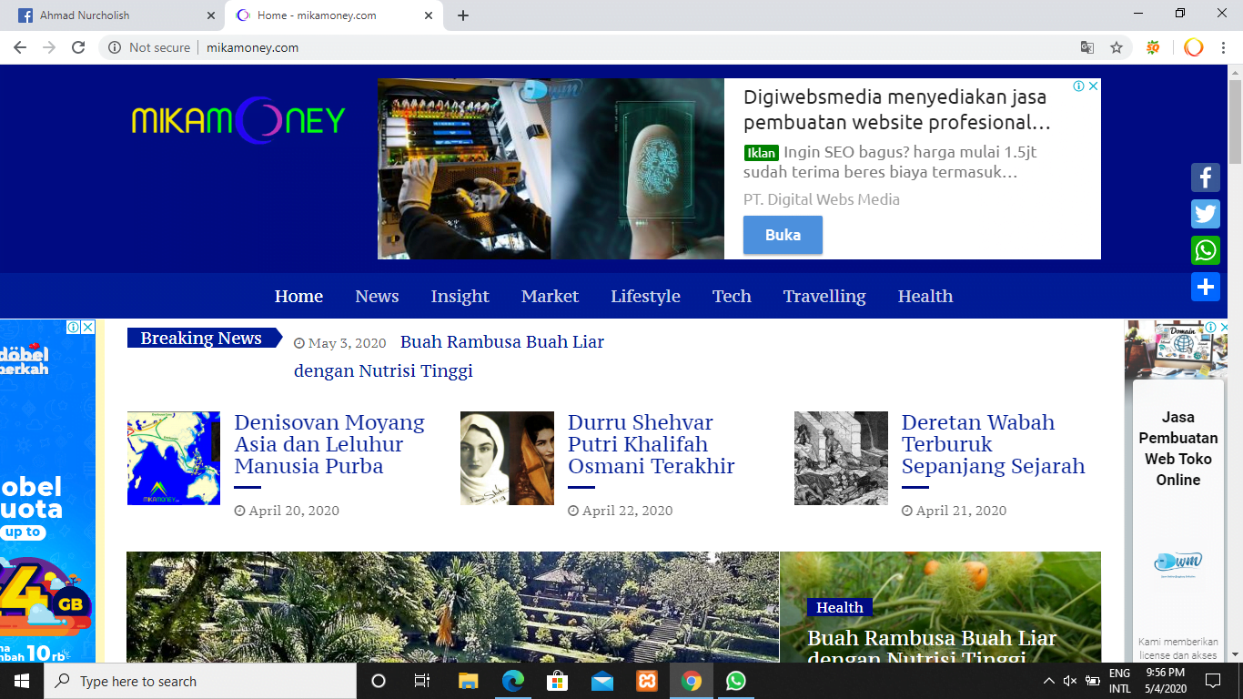 website portal berita mikamoney.com